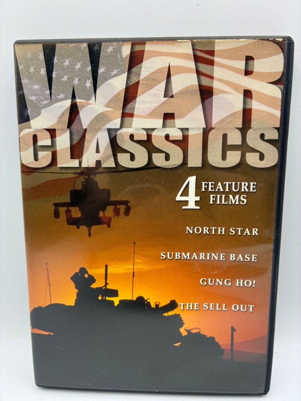 War Classics 4 Feature Films North Star Submarine Base Gung Ho The Sell Out DVD